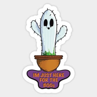 Cactus O Lantern Sticker